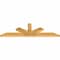 Ekena Millwork Saratoga Rough Sawn Timber Gable Bracket, Western Red Cedar, 96"W x 28"H x 4"D x 6"F, 7/12 Pitch GBW096X28X0406SAR00RWR - alternate 3